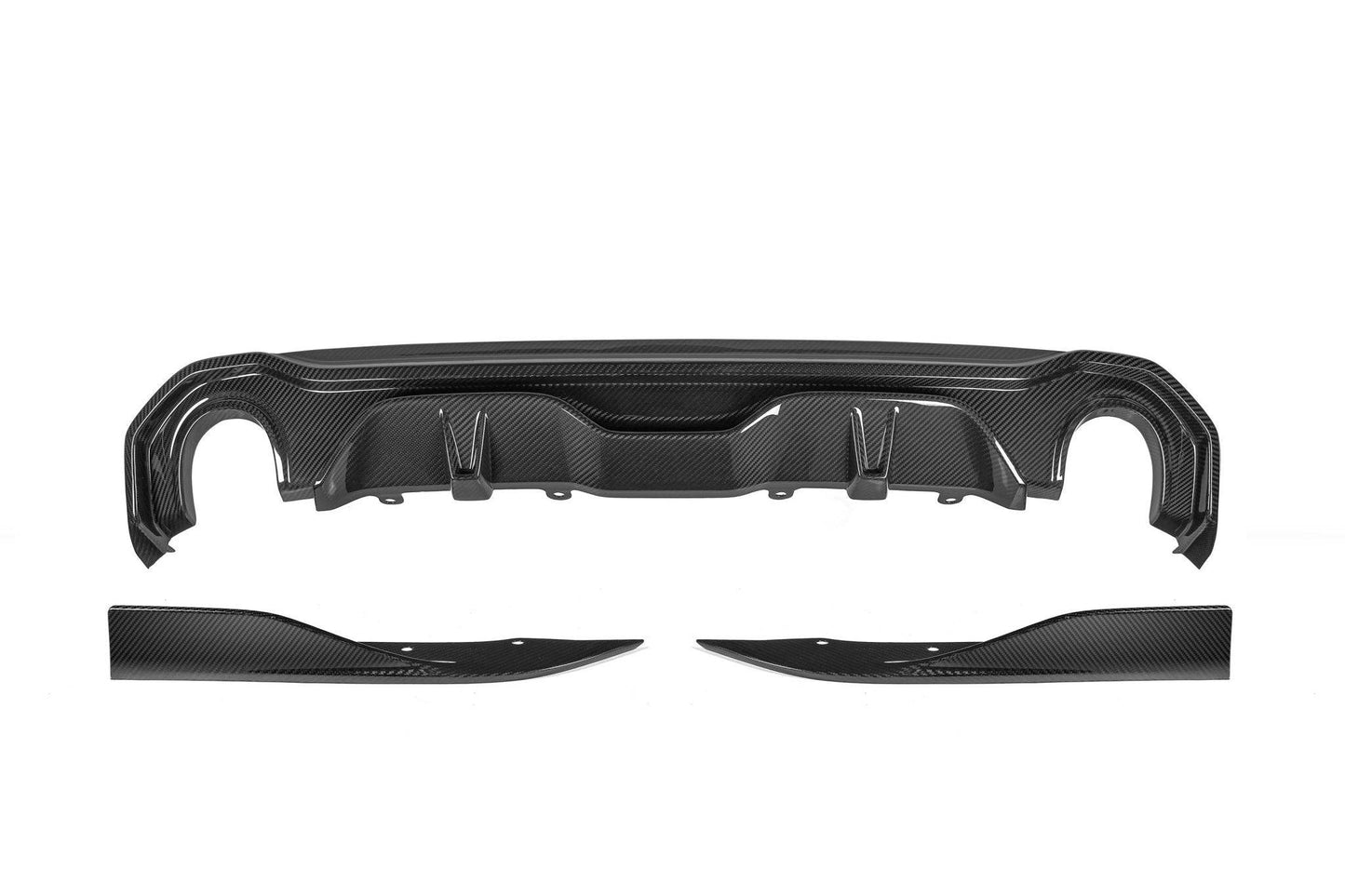 BMW 4 Series Gran Coupe G26 Pre-Preg Carbon Fiber Rear Diffuser Set By Form Industries (2021+)