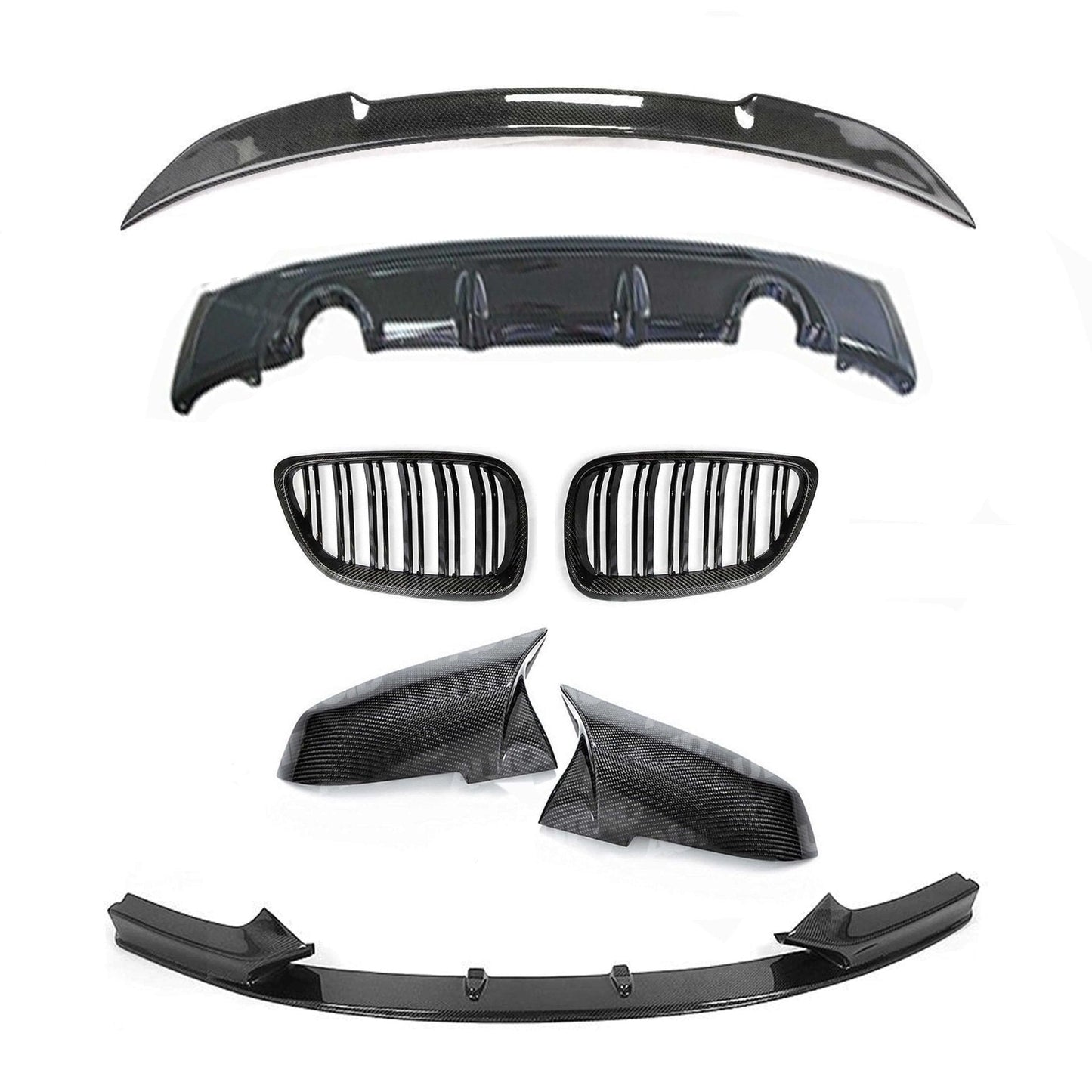 BMW 2 Series, M235I & M240I F22 Carbon Fiber Full Body Kit (2014-2019)