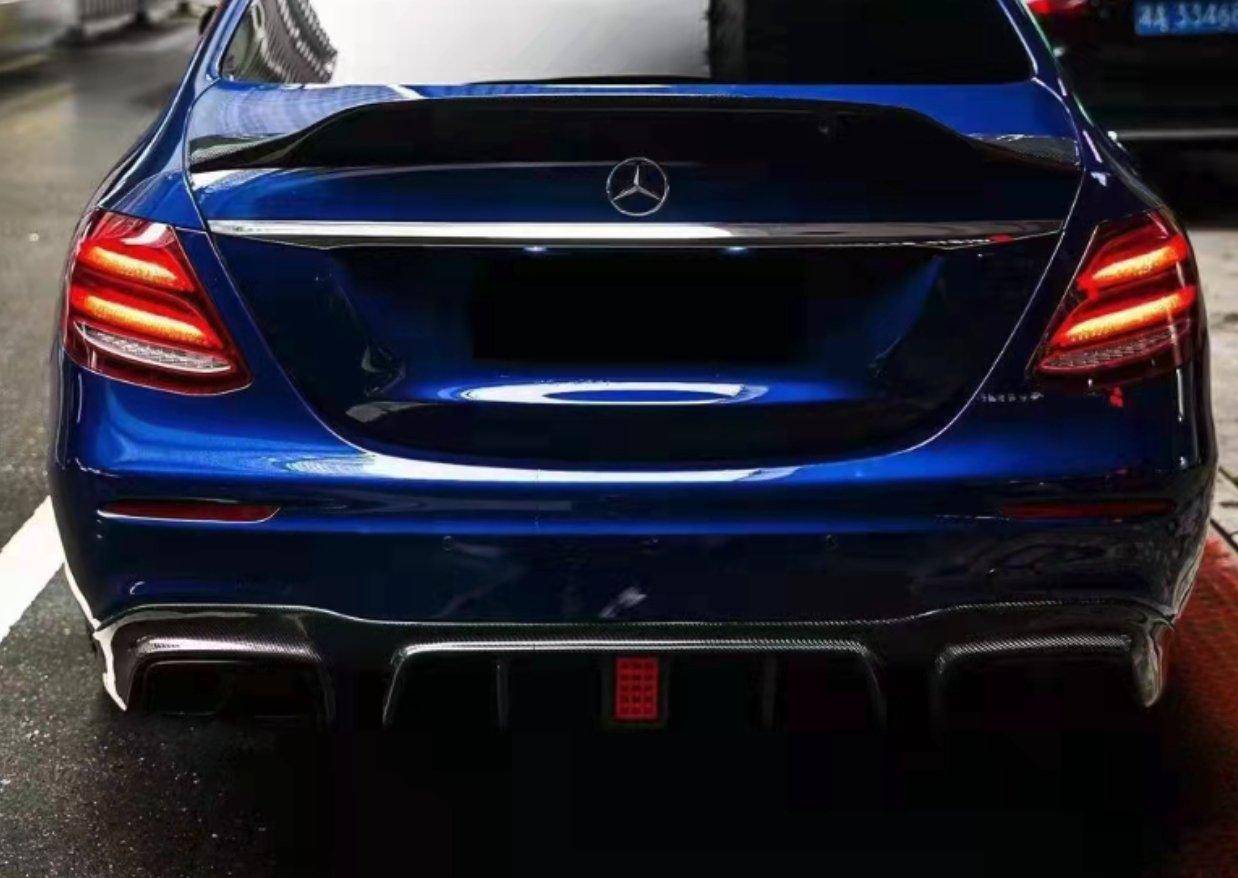 Carbon Fiber Rear Diffuser For Mercedes E53 Saloon (2019+, W213)