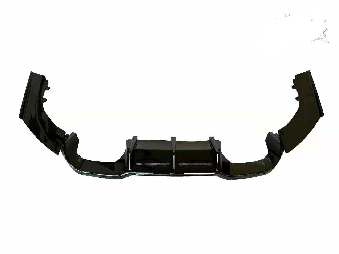 Gloss Black Competition Rear Diffuser For BMW M2 & M2 Competition (2015-2021, F87)