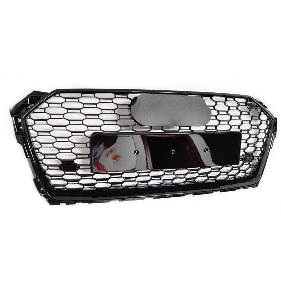 Gloss Black Honeycomb Grille For Audi A5 & S5 (2016+, B9)