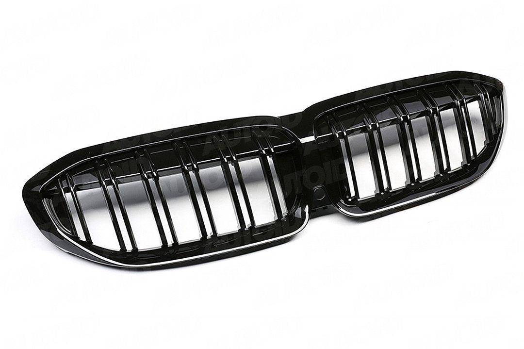 Gloss Black Kidney Grilles For BMW 3 Series (2019+, G20 G21)
