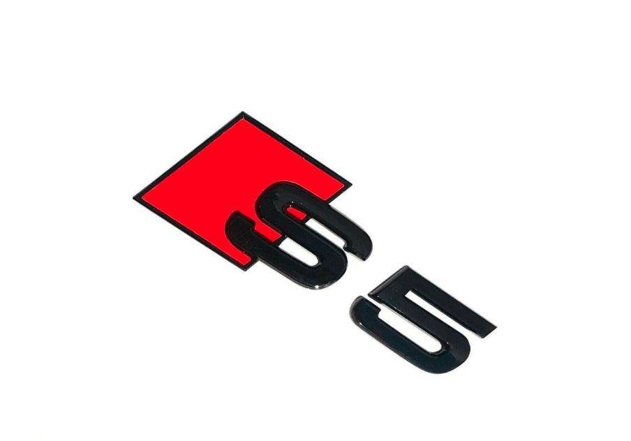 Gloss Black Rear Model Badge For Audi S5