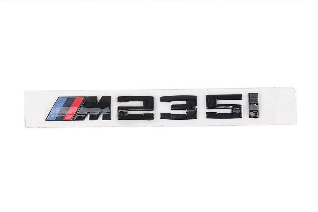 Gloss Black Rear Model Badge For BMW 2 Series M235I (F22 F23 F44)