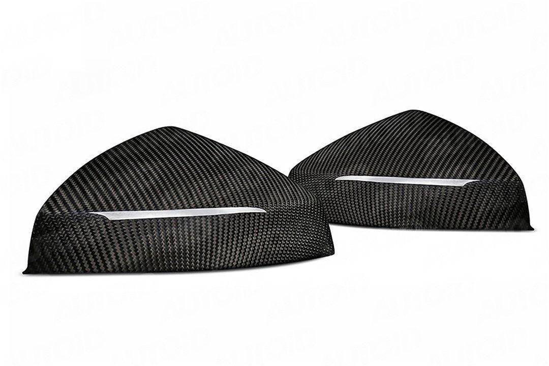 Form Industries Pre-Preg Carbon Fiber Wing Mirror Covers For Audi A3 & RS3 (2012-2020, 8V)
