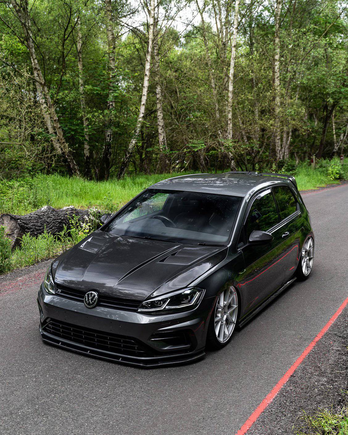 VW Golf, Golf Gti & Golf R Mk7 | Mk7.5 Carbon Fiber Front Bonnet By Form Industries (2013-2020)