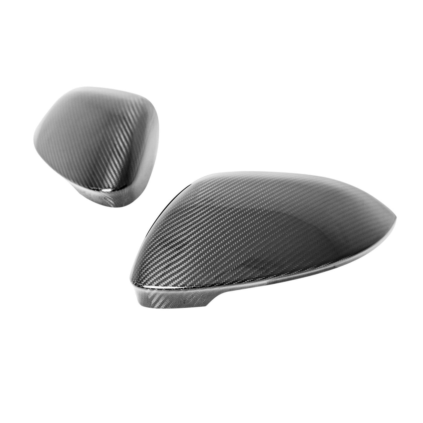 VW Golf / Golf Gti / Golf R Mk8 & Mk8.5 Pre-Preg Carbon Fiber Wing Mirror Covers By Form Industries (2019+)