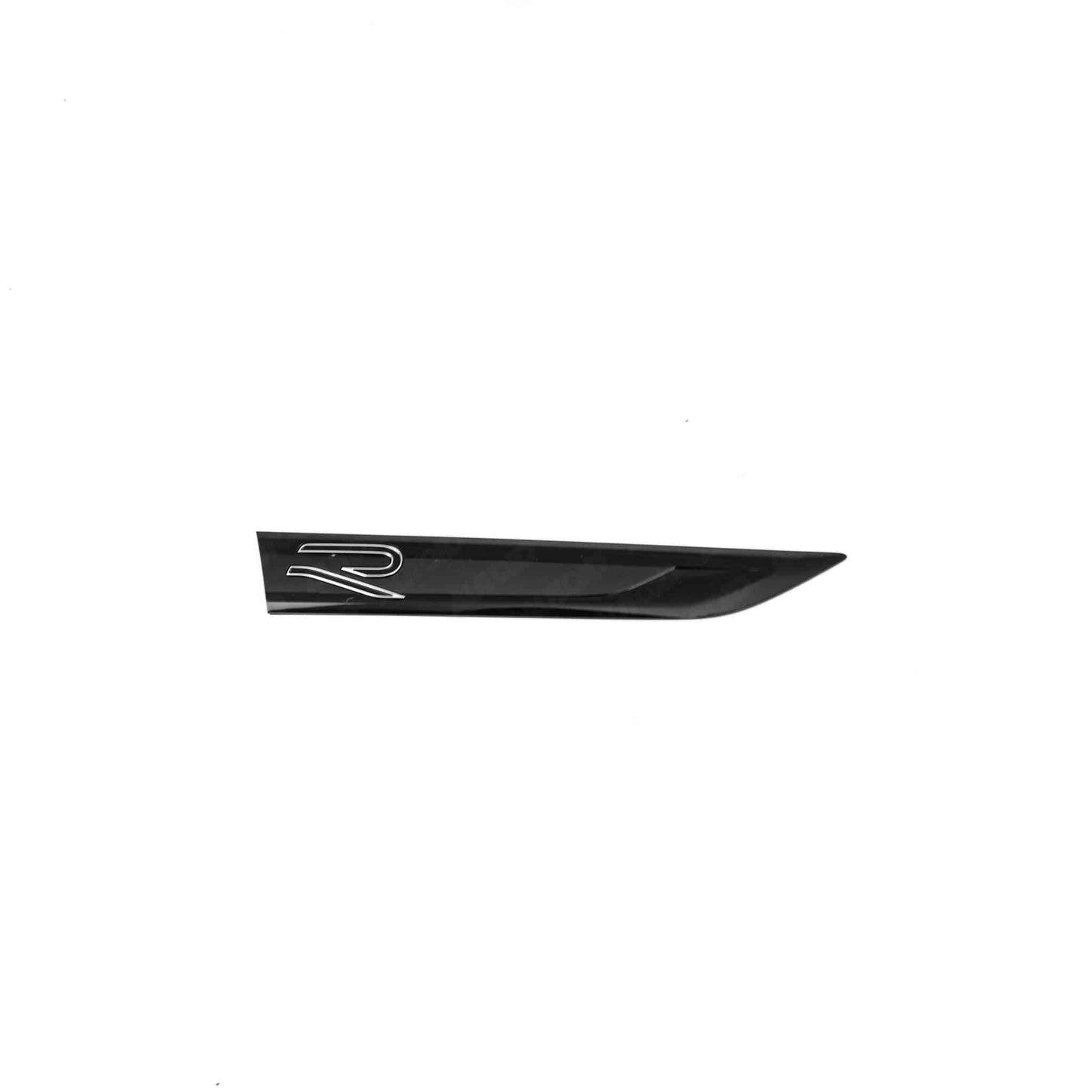 VW Golf R Gloss Black Side Fender Trims (2017-2020, Mk7.5)