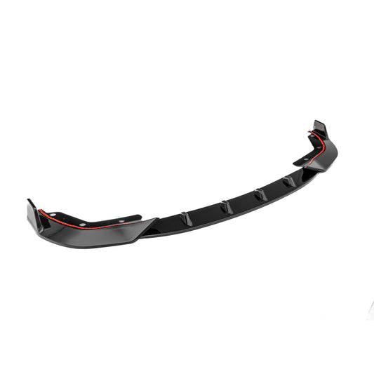 BMW 3 Series G20 G21 Pre-LCI Gloss Black Competition Front Splitter (2018-2022)