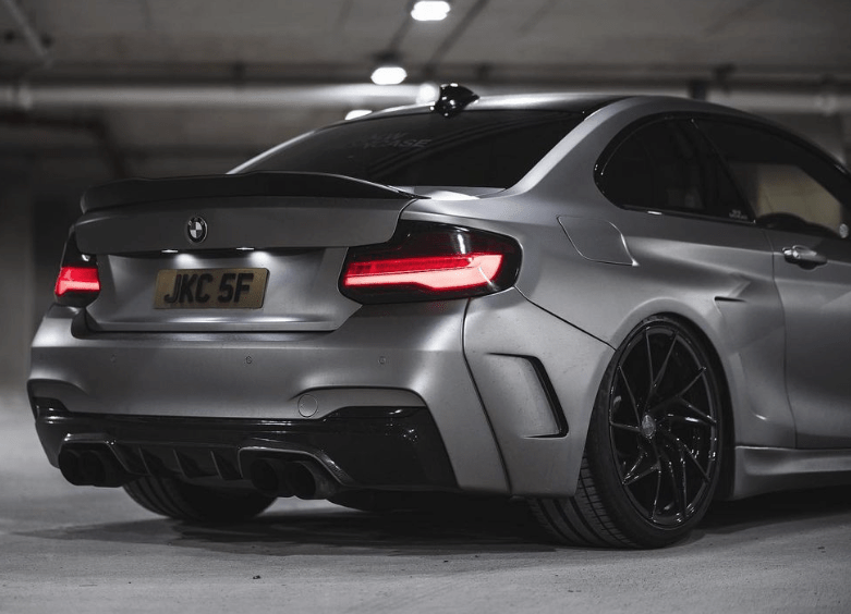 Carbon Fiber Psm Soft Curve Rear Spoiler For BMW 2 Series & M2 (2014-2021, F22 F87)