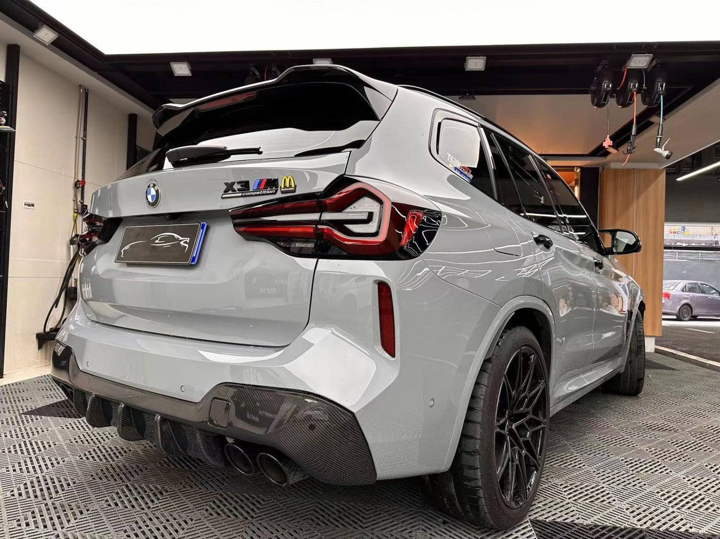 BMW X3M Lci F97 Pre-Preg Carbon Fiber Rear Diffuser By Form Industries+ (2022+)