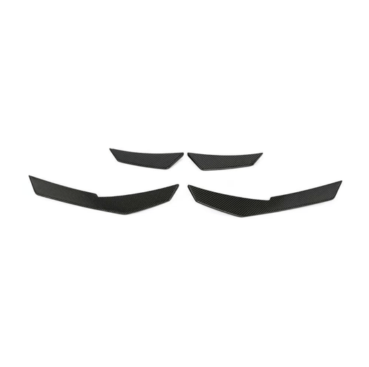 Audi R8 4S Facelift Pre-LCI Pre-Preg Carbon Fiber Front Bumper Canards (2015-2020)