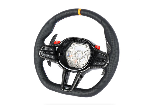 BMW G Series M2, M3, M4, 2, 3, 4 Facelift LCI Carbon Fiber Steering Wheel (2018-2023)