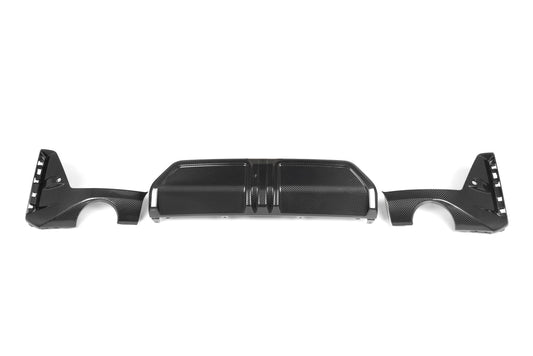 BMW 3 Series G20 G21 LCI Carbon Fiber Rear Diffuser Set (2023+)