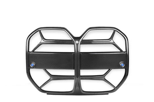 BMW 4 Series Gran Coupe G26 Pre-Preg Carbon Fiber T-CSL Front Kidney Grilles With ACC Fitment (2021+)