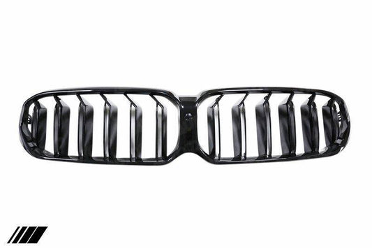 BMW 5 Series LCI G30 G31 Gloss Black Kidney Grilles (2020-2023)