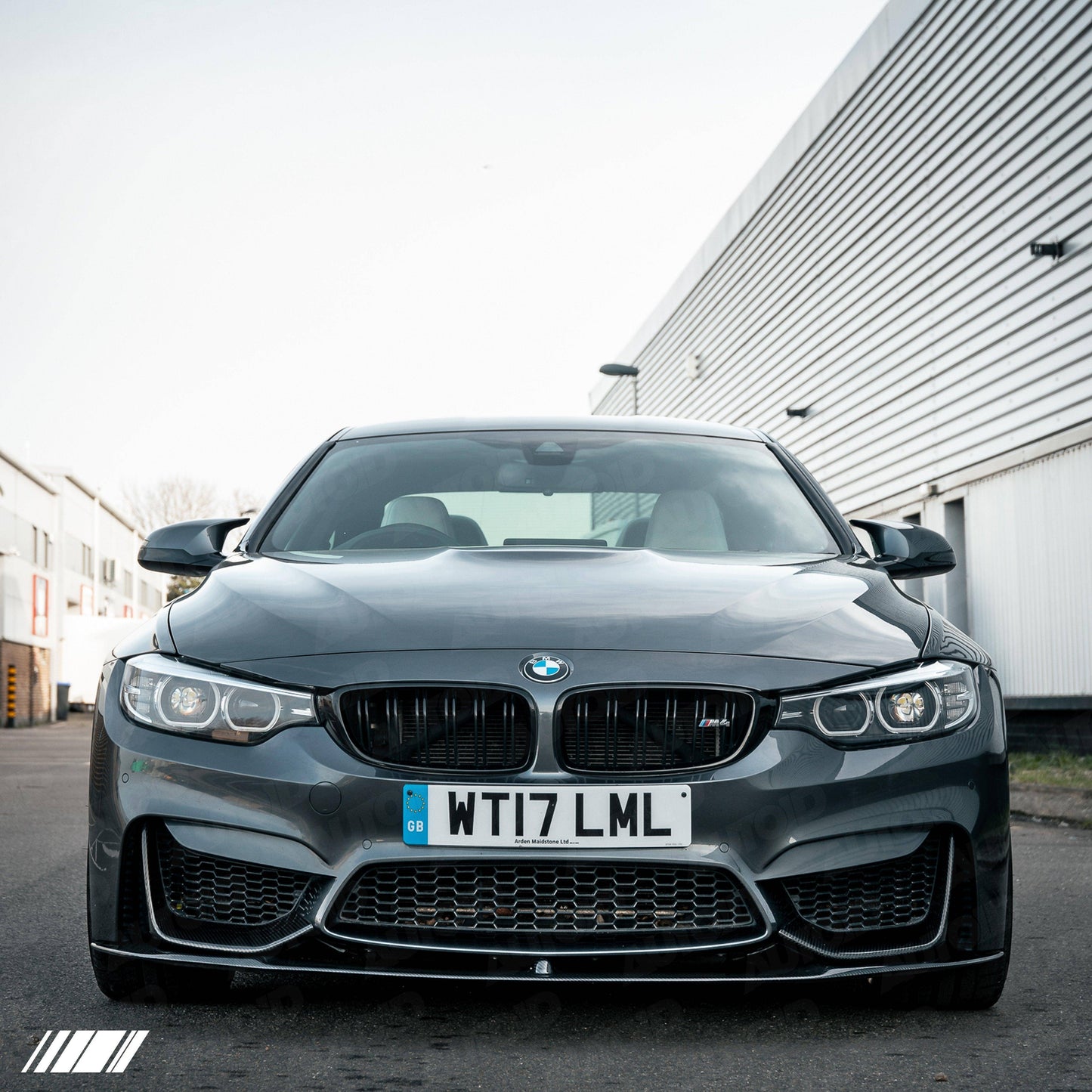 Carbon Fiber Front Bumper Inserts For BMW M3 & M4 (2014-2020, F80 F82)