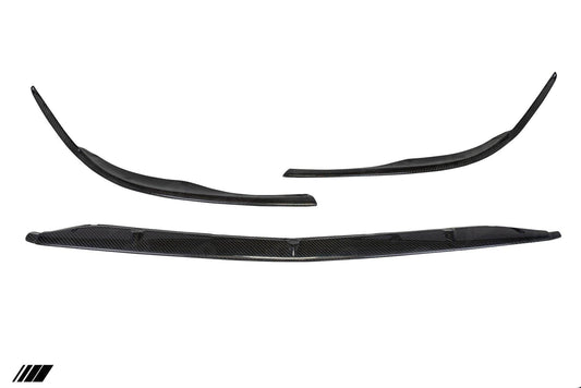 Mercedes C Class & C63 C205 W205 Carbon Fiber Front Splitter (2015-2019)