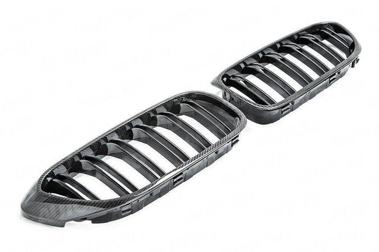BMW 5 Series & M5 G30 G31 F90 Carbon Fiber Kidney Grilles (2017-2020)