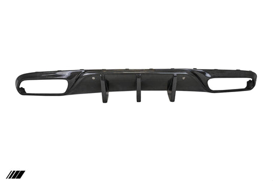 Mercedes C Class & C63 Sedan W205 Carbon Fiber Rear Diffuser (2015-2019)