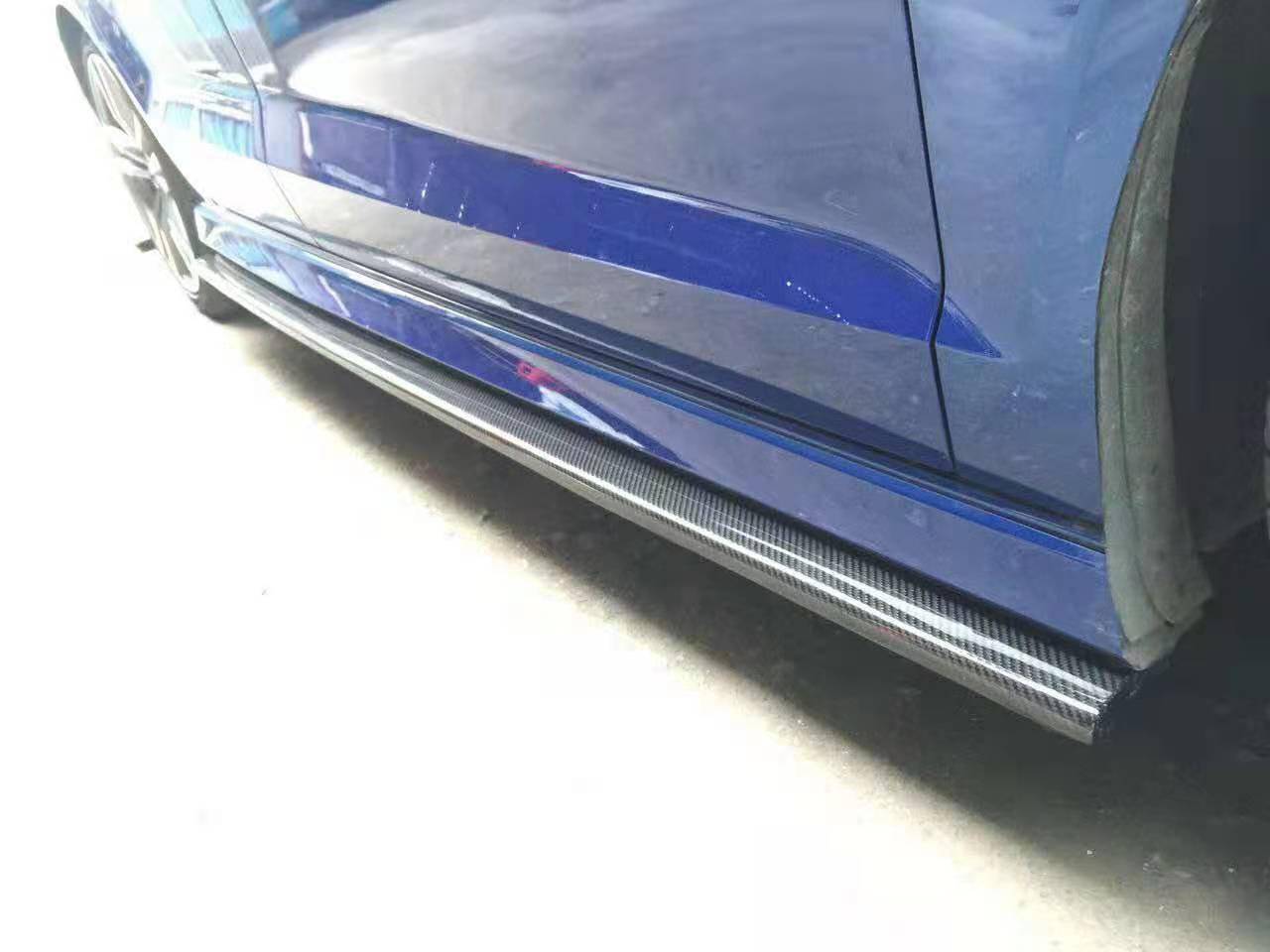 Carbon Fiber Side Skirts For Audi RS3 (2017-2020, 8V Lci)