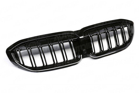 BMW 3 Series G20 G21 Gloss Black Kidney Grilles (2019+)