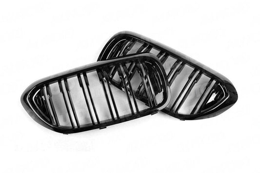BMW 5 Series & M5 G30 G31 F90 Gloss Black Kidney Grilles (2017-2020)