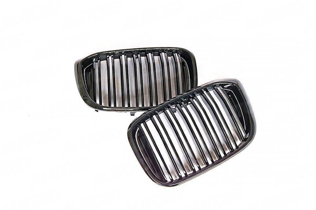 Gloss Black Kidney Grilles For BMW X3 & X4 (2019-2022, G01 G02)
