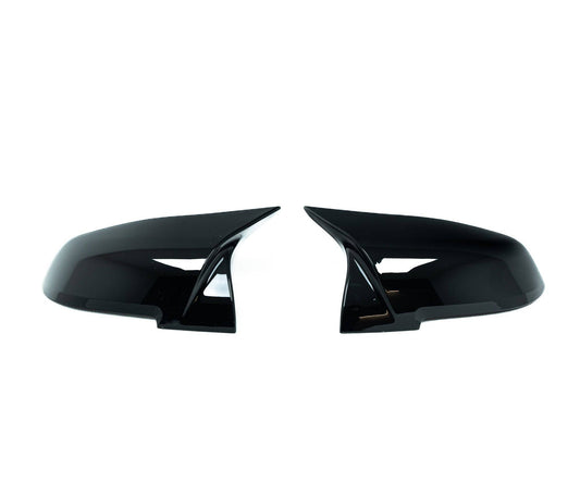 BMW F20 F21 F22 F30 F32 F87 Gloss Black M Style Wing Mirror Covers (2012-2019)