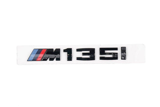 BMW 1 Series M135i F20 F21 F40 Gloss Black Rear Model Badge