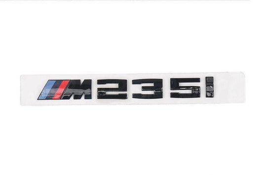 BMW 2 Series M235i F22 F23 F44 Gloss Black Rear Model Badge