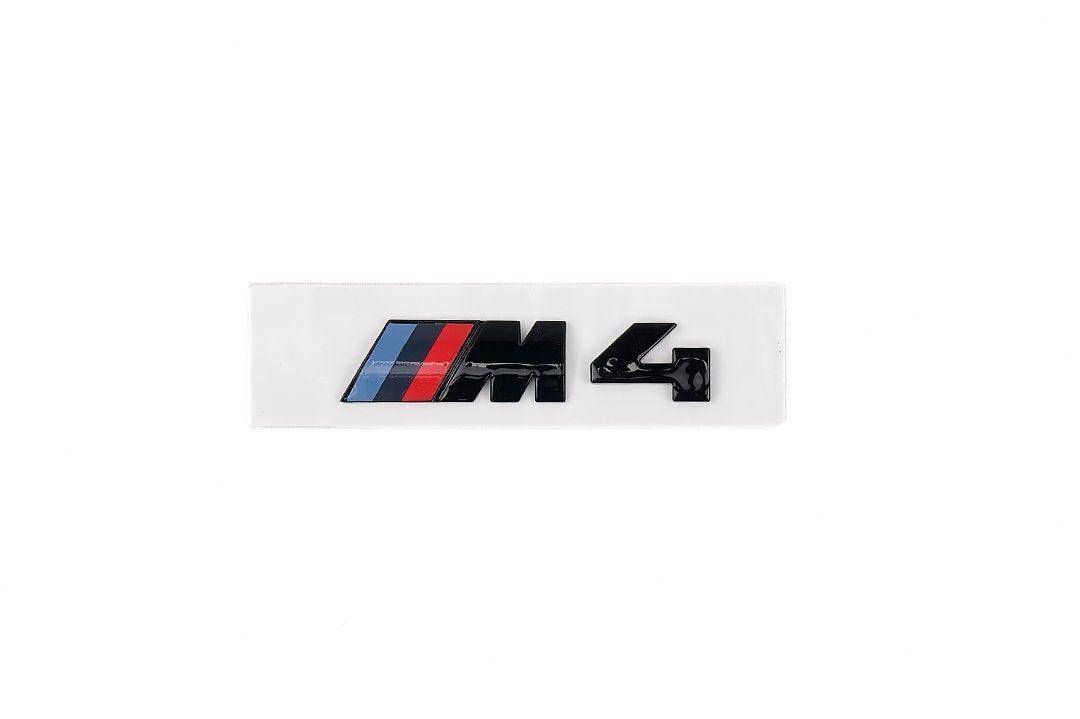 Gloss Black Rear Model Badge For BMW M4