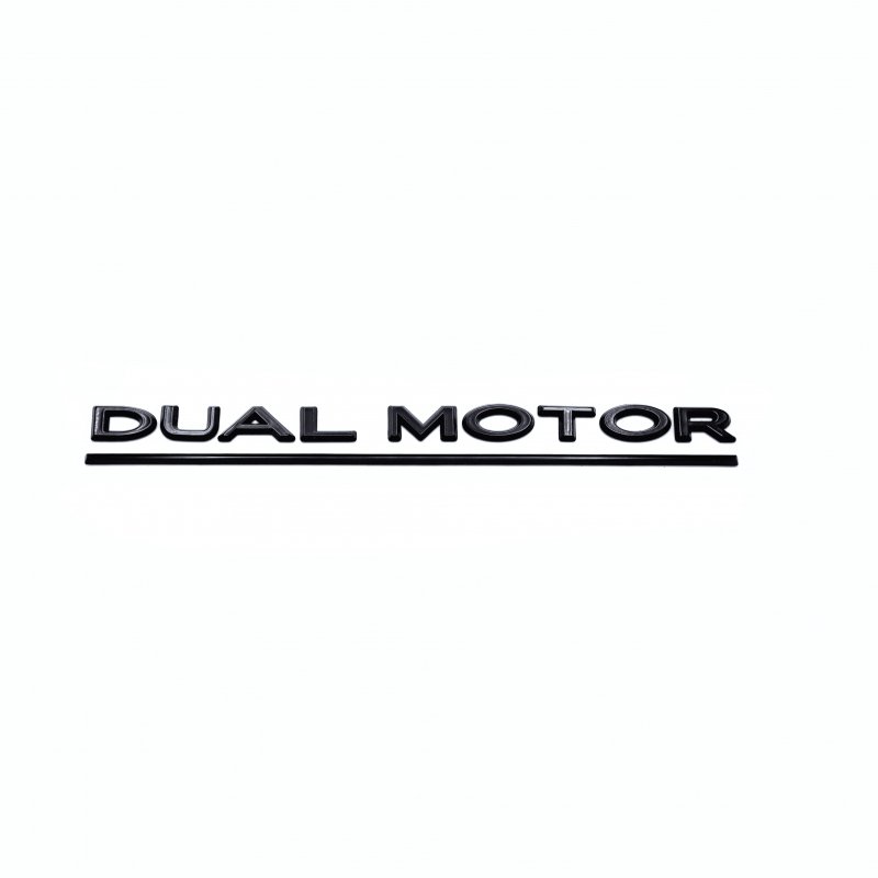 Tesla Model 3 & Model Y Gloss Black Dual Motor Rear Model Badge