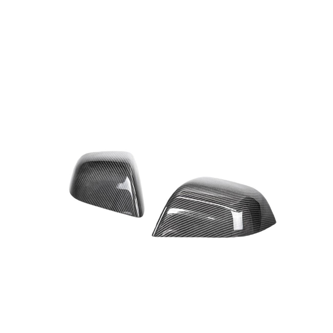 Form Industries Pre-Preg Carbon Fiber Mirror Covers For Tesla Model 3, Model S, Model Y & Model X (2012+)